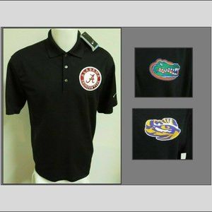 New M-3XL Black Nike Dri-Fit Men’s db #02G Polo Shirt
